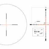 Credo 3-9x40 Second Focal Plane Riflescope with Red MIL-Square, 1 in. Tube, Matte Black, Low Capped Adjusters CR940-C-2900041