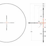 Credo HX 1-4x24 Second Focal Plane Riflescope with Red MOA Precision Hunter, 30mm Tube, Satin Black, Low Capped Adjusters CRHX424-C-2900007
