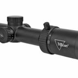 Credo HX 1-4x24 Second Focal Plane Riflescope with Red Standard Duplex, 30mm Tube, Satin Black, Low Capped Adjusters CRHX424-C-2900009