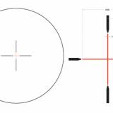 Credo HX 1-4x24 Second Focal Plane Riflescope with Red Standard Duplex, 30mm Tube, Satin Black, Low Capped Adjusters CRHX424-C-2900009