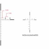 FDN Series Rifle Scope, 1.8-10X40mm, 34mm Main Tube, First Focal Plane, 1/10 Mil Adjustments, Matte Black Finish, Digital Red GAP Reticle FDN 10x GAP