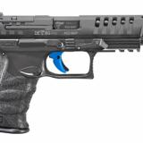 PPQ Q5 Match, Semi-automatic, Striker Fired, Full Size, 9MM, 5" Barrel, Polymer Frame, Black Tenifer Finish, 10Rd, 3 Magazines, Fiber Optic Front and Adjustable Rear Sight, Optics Ready, Includes Mounting Plates for Trijicon, Leupold, and Docter Optics 2