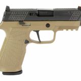 WCP320, Semi-automatic, Striker Fired, Carry, 9MM, 3.9", Black, Tan, 17Rd, 2 Magazines, Straight trigger, Fiber Optic Front Sight, Poly, DLC SIG-WCP320C-9TATS
