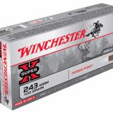Super-X, 243WIN, Super Short Magnum, 100 Grain, Power Point, 20 Round Box X243WSS