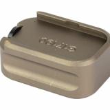 Extended Base Pad, Fits Glock 19/23, +0, Dark Earth MEG19-0DE
