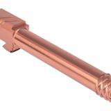 Pro Barrel, Threaded, 9MM, For Glock 17 (Gen1-4), Bronze Finish BBL-17-PRO-TH-BRZ