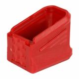 Polymer Base Pad +5, Base Pad, Red, For Glock 17 BPAD-G17-5-R
