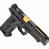 O.Z-9, Semi-automatic Pistol, 9MM, 4.5" Match Grade Barrel, Steel Frame, Polymer Grip, Competition Black Slide/Bronze Barrel, 17Rd, ZEV Exclusive O.Z-9 Signature Slide, ZEV PRO Flat Face Trigger, ZEV O.Z-9 PRO Plus Magwell, ZEV O.Z-9 Custom SKB Case, Mag