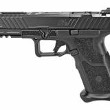 O.Z-9, Semi-automatic Pistol, 9MM, 4.5" Black ZEV Match Grade Barrel, Steel Frame, Polymer Grip, Black Finish, 17Rd, ZEV Exclusive O.Z-9 Signature Slide, ZEV PRO Flat Face Trigger, ZEV O.Z-9 PRO Plus Magwell, ZEV O.Z-9 Custom SKB Case, Magpul PMAG 17 GL9