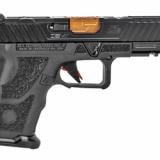 O.Z-9 Compact, Covert, Semi-automatic Pistol, 9MM, 4.5" Bronze Barrel, Steel Frame, Polymer Grip, Black Finish, 15Rd OZ9-STD-COVERT-B-BRZ