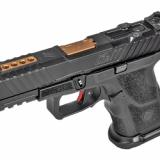 O.Z-9 Compact, Semi-automatic, 9MM, 4" Barrel, Steel Frame, Black/Bronze Finish, 15 Round, Fiber Optic Sights OZ9C-CPT-HYP-B-BRZ