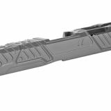 Orion Stripped Slide w/ RMR Cover Plate, Fits Glock 19 Gen 5, Gray Finish SLD-Z19-5G-ORION-RMR-GRY