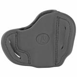 BHC, Belt Holster, Left Hand, Stealth Black, Leather, Fits 1911 3" / Bersa Thunder 380 / Glock 42, 43, 43x / Kahr CW45, K9 / Kimber Micro 380, Micro 9, Ultra Carry / Ruger LC9, SR22, SR1911 / Sig Sauer P238, P365, Ultra Nitron / Walther PPK / And similar