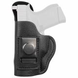 Optic Ready Light Bearing Smooth Concealment Holster, Size 3L, IWB Holster, Fits Glock 48/26/Sig 365XL with Compact Light (Streamlight TLR 6/7/8/7Sub, Surefire: XSC), Leather, Black OR-LB-SCH-3L-NSB-R