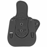 OR, Optics Ready Belt Holster, Right Hand, Stealth Black, Leather OR-PDH-2.1-SBL-R
