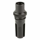 Blackout, Flash Hider, 762NATO, 5/8X24 Thread Pitch, Fits 51T Mount For 13.7"/13.9" Barrels, SCARmor Finish, Black, Polymer Witness Block 65034