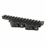 AD-1700, Quick Detach Riser Mount, Fits Picatinny, Anodized Finish, Black AD-1700-XLR-STD