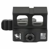 AD-509T, Optic Mount, Lower 1/3 Height, Anodized Finish, Black, Quick Release, Fits Holosun 509T Footprint AD-509T-11-STD