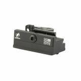 ARCA to Picatinny Mount, Fits Tripod Heads with ARCA Swiss, Anodized Finish, Black AD-ARCA-TP-TAC