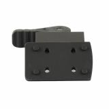 Offset, Quick Detach Mount, 45 Degree, RMSc Footprint, Anodized Finish, Black AD-TR-OFFSET-45-STD