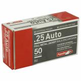Aguila .25 Auto 50 Grain Full Metal Jacket