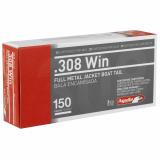 308 Win, 150 Grain, Full Metal Jacket Boat Tail, 20 Round Box 1E308110