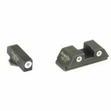 Classic Tritium 3-Dot Night Sights For Glock 43 Green Front Green Rear