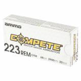 Compete, 223 Remington, 68 Grain, Open Tip Match Bullet, 20 Round Box 223068-OTM-A20