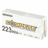 Compete, 223 Remington, 75 Grain, Open Tip Match Bullet, 20 Round Box 223075-OTM-A20