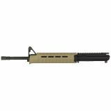 AR15 Complete Upper, 223 Remington/556NATO, 16" Barrel, Magpul MOE Handguard, A2 Front Sight Block, Mid Length Gas System, Anodized Finish, Black, Does Not Include BCG or Charging Handle APAR502506M65