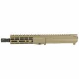 M4E1-T, AR15 Complete Upper, 300 Blackout, 8" Barrel, 1:7 Twist, Pistol Length Gas System, Cerakote  Finish, Flat Dark Earth, Does Not Include BCG or Charging Handle APAR700711M1