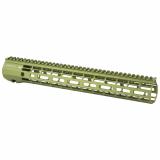 Atlas R-One, M-LOK, Handguard, 15", Anodized Finish, Olive Drab Green, Fits AR10 Rifles APRA538772A