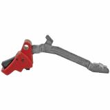 Action Enhancement Trigger w/ Trigger Bar for Slim Frame Glock Pistols, Fits 43/43x,48, Red, Includes Apex Performance Connector 102-157