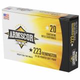Ammunition, 223 Rem, 55 Grain, Pointed Soft Point AC223-2N