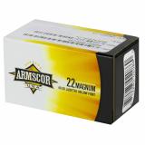 Armscor Precision Ammunition |.22 WMR 40gr Jacketed Hollow Point 50 Rounds