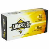 COR AMMO 9MM 115GR FMJ 50/20