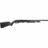 YAG20 Pump Shotgun, 20 Gauge, 3" Chamber, 22" Barrel, Synthetic Stock, Matte Finish, Black, Fiber Optic Front Sight, 5 Rounds, Includes Chokes - IC - M - F YPA20H22-B