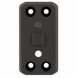 Optic Plate, Tall Height, Anodized Finish, Black, Fits Arisaka Offset Optic Mount, For Aimpoint Micro T1/T2/H1/H2, SIG Romeo 4, 5 (not 5X), Holosun HS403 (not A), HS503, HS515, HS530, Vortex Crossfire OOM-P11