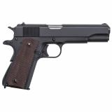 1911, Semi-automatic, 1911, Full Size, 9MM, 5", Steel Frame, Black, Wood Grips, 9Rd, Thumb Safety 1911BKOW9