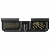Dust Cover, Laser Engraved, Matte Finish, Black, Fits AR-15 BA-LS-DC-2nd Amendment