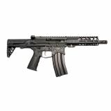 Silent Professional, Semi-automatic Rifel, SBR, 300 Blackout, 7.5" Barrel, Anodized Finished, Gray, Polymer Grip, PDW Stock, 1 Magazine, Hardcase, 30 Rounds SP-001