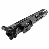 WORKHORSE, Complete Upper Receiver, 556NATO, 10.5" Barrel, Fits AR-15, M-Lok Handguard, Anodized Finish, Black, Includes Bad Rack-15 Ambidextrous Charging Handle and AR15/M16 BCG WH-UR10.5B-Y-15