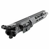 WORKHORSE, Complete Upper Receiver, 556NATO, 10.5" Barrel, Fits AR-15, M-Lok Handguard, Anodized Finish, Sniper Gray, Includes Bad Rack-15 Ambidextrous Charging Handle and AR15/M16 BCG WH-UR10.5G-Y-15