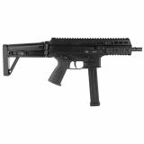 APC45 PRO, Semi-automatic Rifle, SBR, 45ACP, 6.8" Barrel, Anodized Finish, Black, 25 Rounds, Ambidextrous, Front/Rear Flip Sights, MBT Stock BT-36044-SBR-MBT