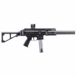 APC9 PRO, Semi-automatic Pistol, 9MM, 5.7" Barrel, Anodized Finish, Black, 1 Magazine, 33 Rounds, Glock Magazine Compatible, Suppressor Included BT-36046-G