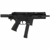SPC9 | 9MM, 5.9" Barrel, Threaded And 3-Lug Muzzle, Black,  Glock Magazine Compatible, 32 Rounds, 1 Magazine, Includes Hard Case, Telescoping Brace Adapter BT-50 - DISCONTINUED