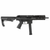 SPC, Semi-automatic Rifle, SBR, 45ACP, 9" Barrel, Anodized Finish, Black, Collapsible Stock, 1 Magazine, 15 Rounds BT-500168-SBR-RS