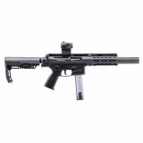 SPC9, Semi-automatic Rifle, SBR, 9MM, 4.5" Barrel, Integrated Suppressor, Anodized Finish, Black, 33 Rounds, 1 Magazine, Glock Magazine Compatible BT-500003-PDW-SBR-SD-G-TS