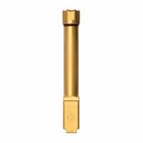 Premium Series, 9MM, 4.5" Threaded Barrel, 1/2x28, For Glock 19 Gen 3-5, PVP Finish, Gold BAPSG195T1G