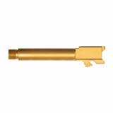 Premium Series, 9MM, 4.5" Threaded Barrel, 1/2x28, For Glock 19 Gen 3-5, PVP Finish, Gold BAPSG195T1G